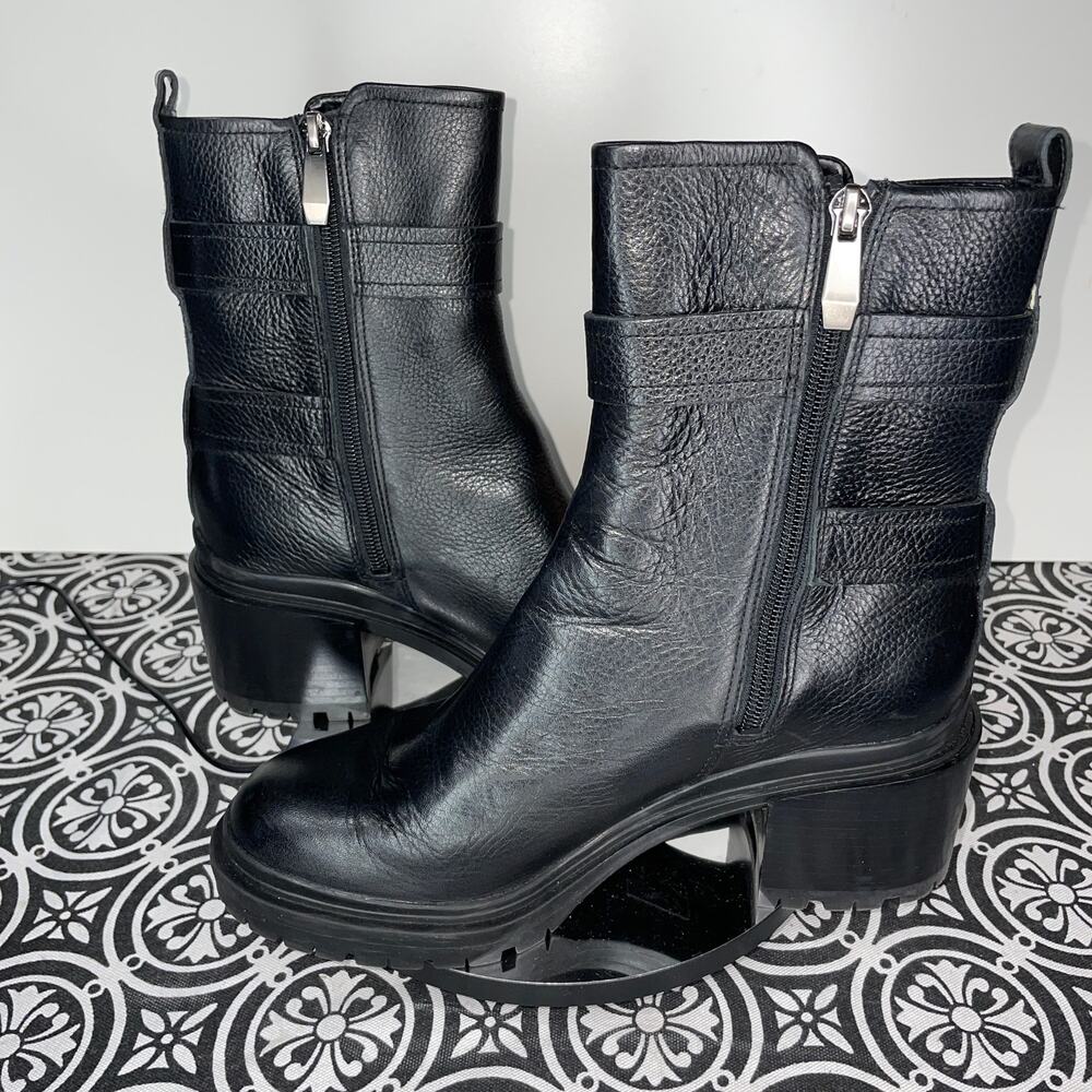 NATURALIZER Trina Mid Shaft Boots, black pebble, 7 - Picture 7 of 11